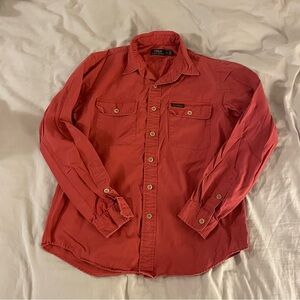 VTG Polo by Ralph Lauren Men's Brick Red Button Down Shirt